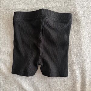 Remi & Rae Co black ribbed biker short